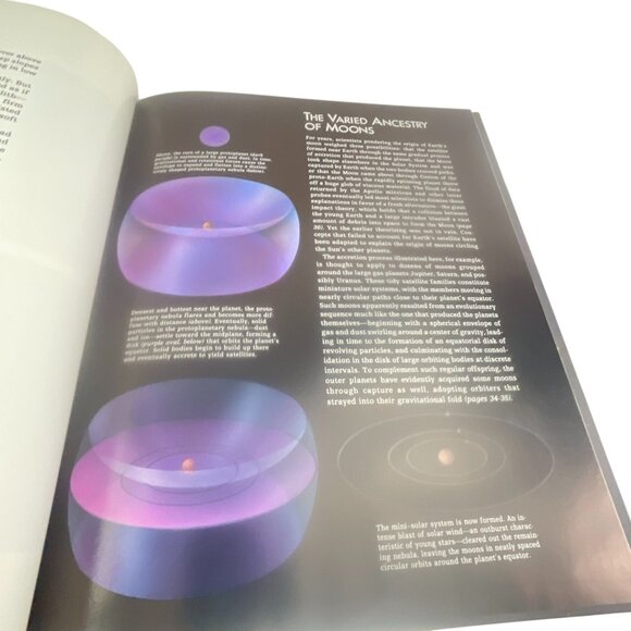 Voyage Through The Universe: Moons And Rings Hardcover Book 1990 - Picture 4 of 13